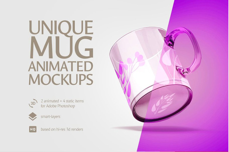 Mug Animated Mockups Bundle By rebrandy | TheHungryJPEG.com