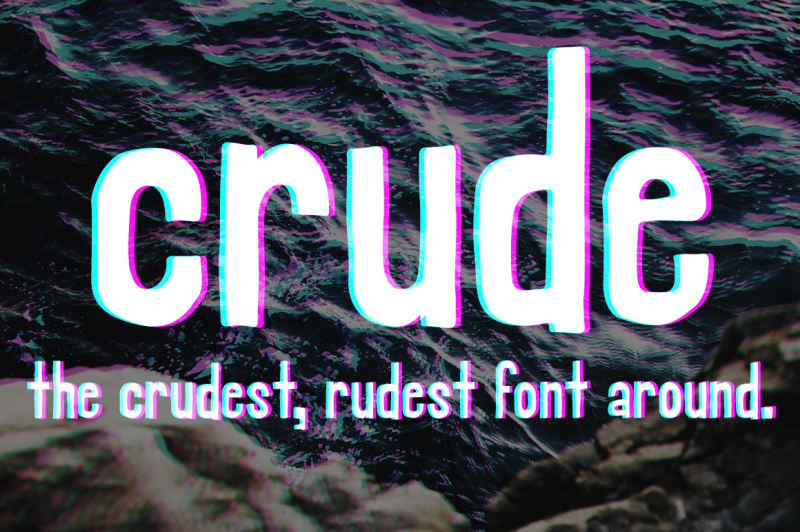 crude-a-rough-hand-font