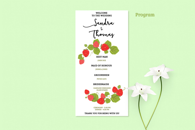 summer-wedding-invitation-set