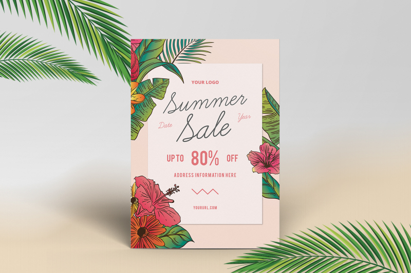 5-summer-sale-floral-flyers