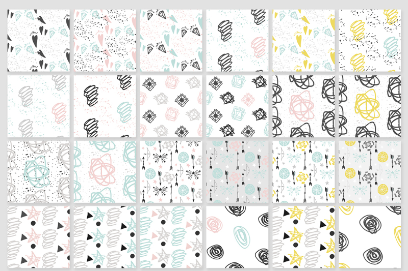 110-hand-drawn-geometric-patterns