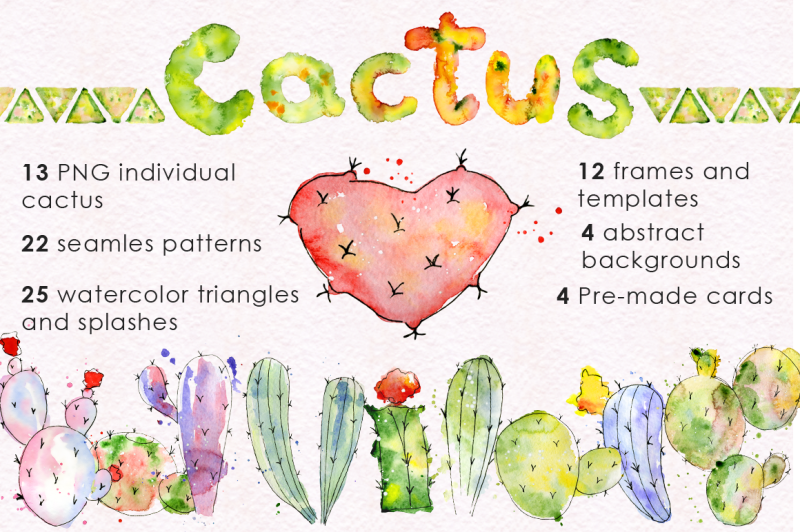 boho-watercolor-abstract-cactus-tropical-clipart