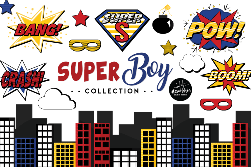 superboy-graphics-and-patterns-bundle