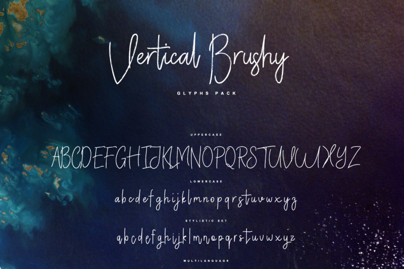 vertical-brushy-dry-brush-typeface