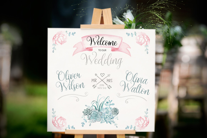 succulent-wedding-watercolor-set
