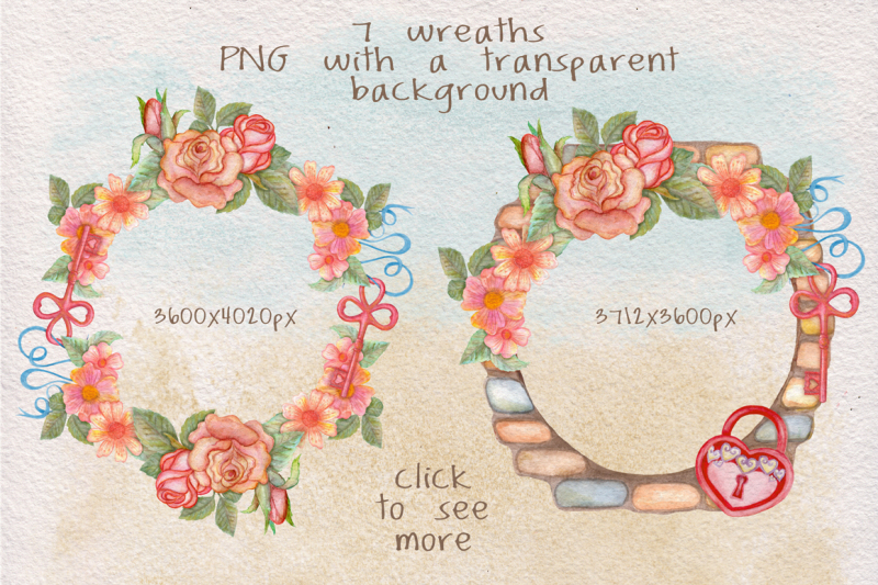 home-sweet-home-watercolor-wonderland-keys-floral-collection