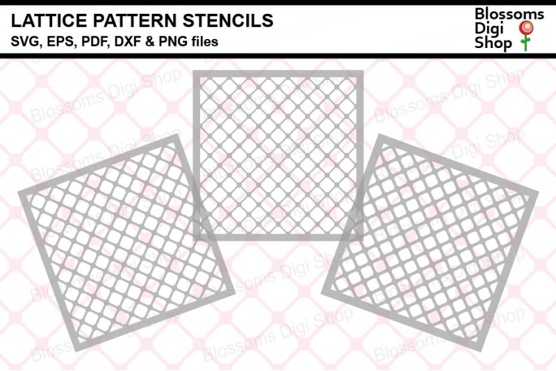 lattice-pattern-stencils-svg-eps-pdf-dxf-amp-png-files