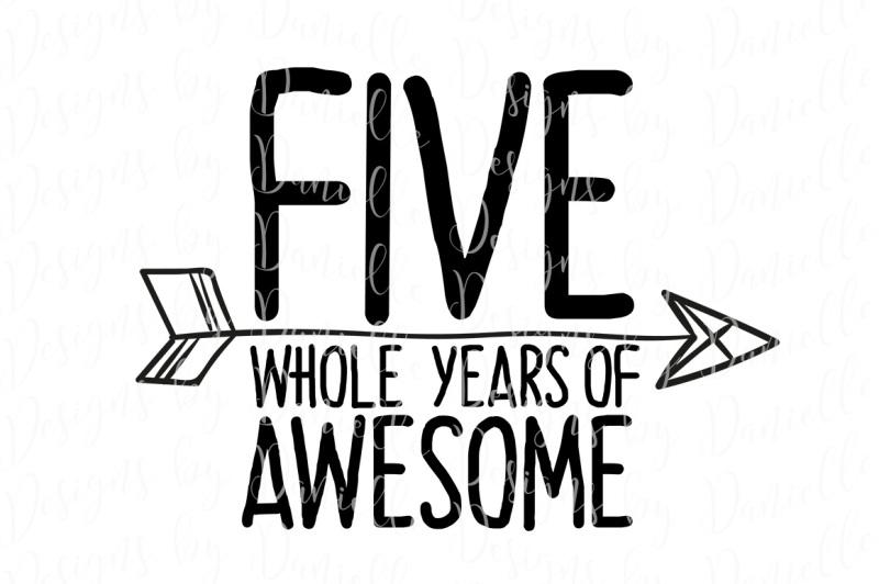 five-whole-years-of-awesome-svg-cutting-file