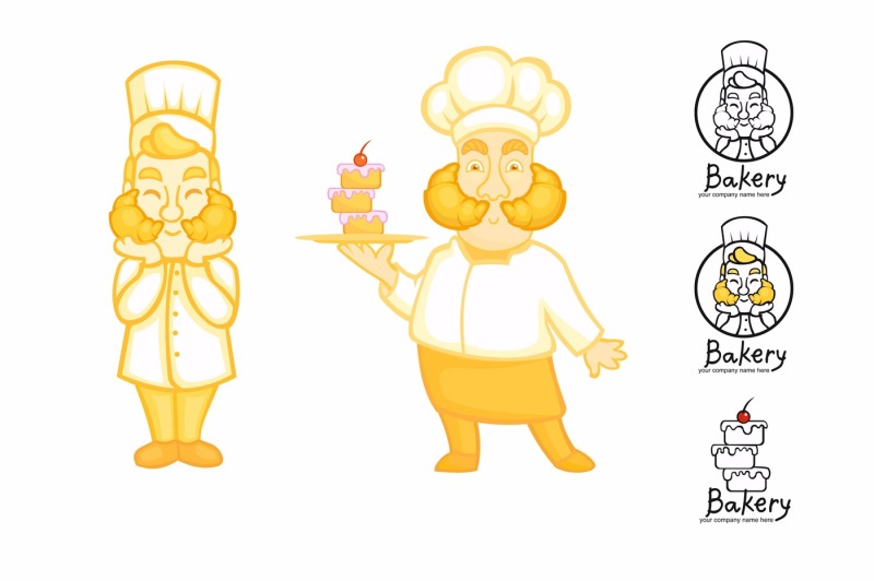 vector-cook-characters