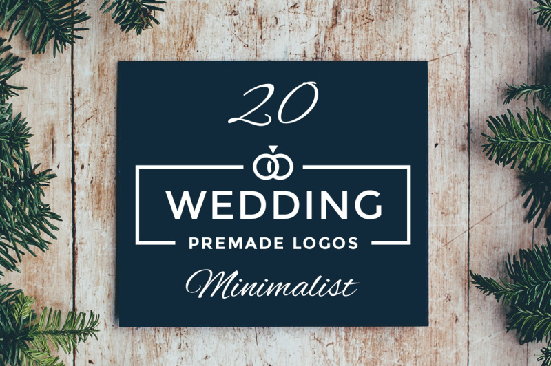 20-minimalist-wedding-logo-template