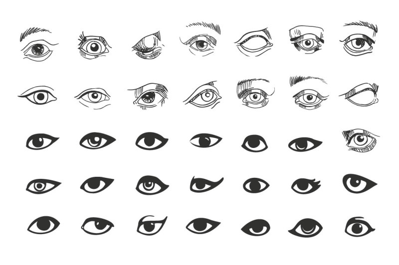 vector-eyes-symbols