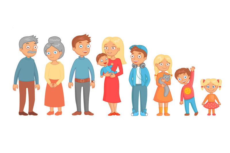 vector-family-characters