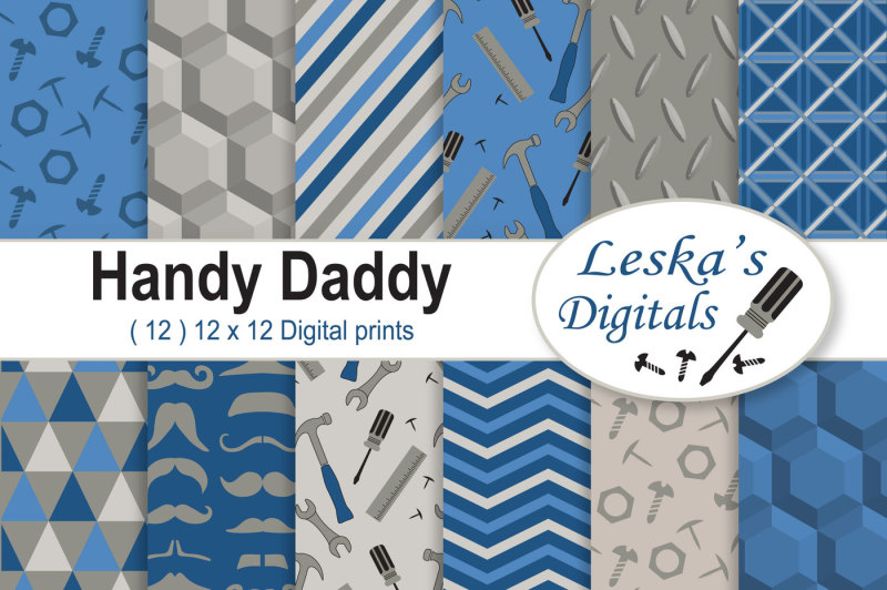 father-s-day-digital-paper-blue