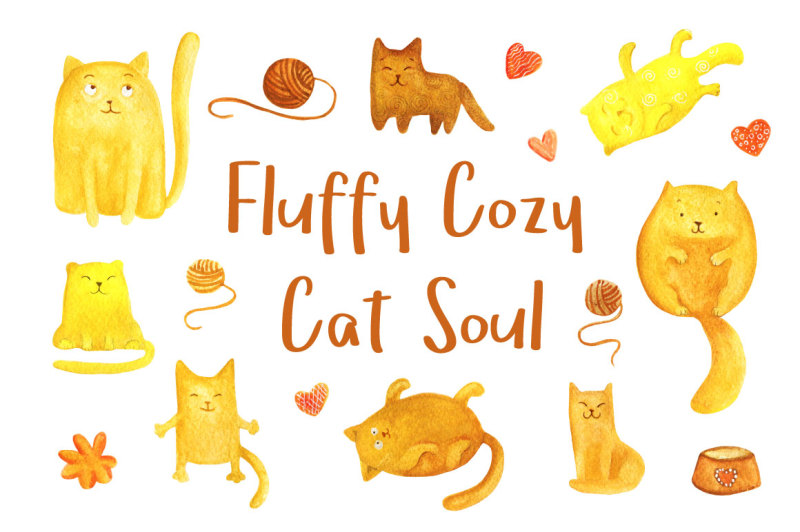 watercolor-fluffy-cozy-cat-soul