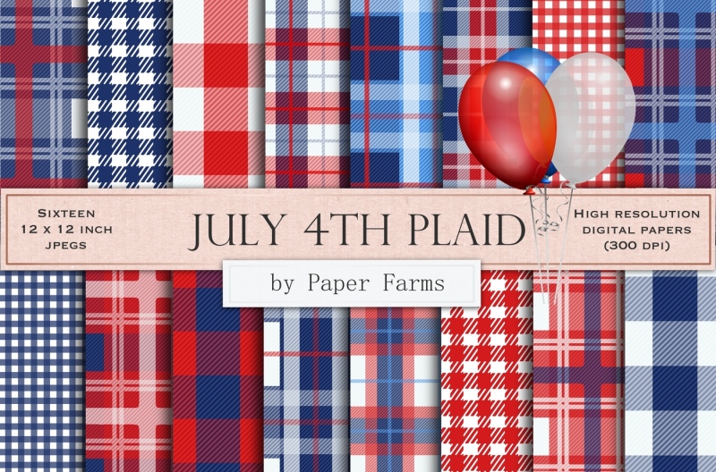 fourth-of-july-plaid-patterns