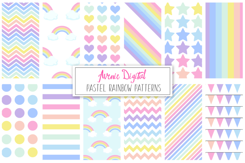 pastel-rainbow-pattern-paper