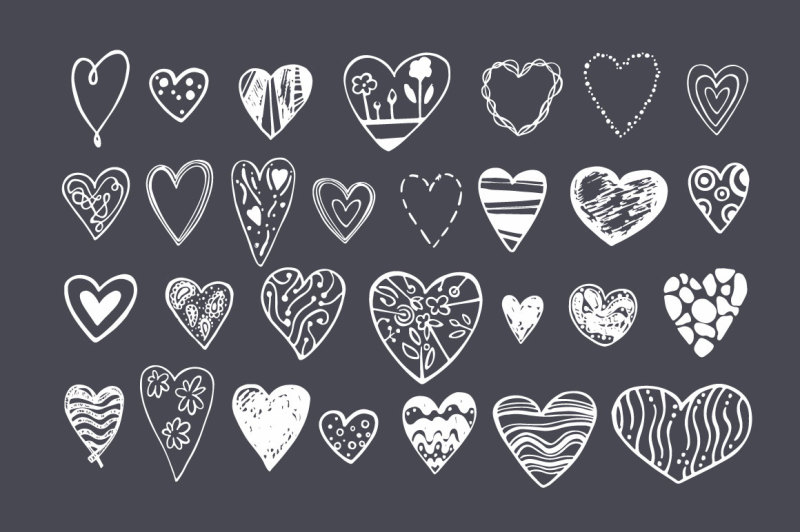 vector-hearts-patterns