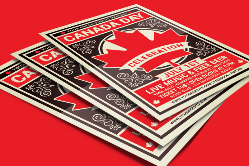 canada-day-flyer-template
