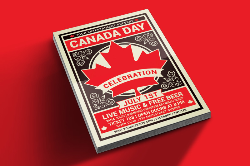 canada-day-flyer-template