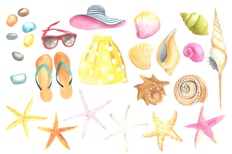 sunny-beach-watercolor
