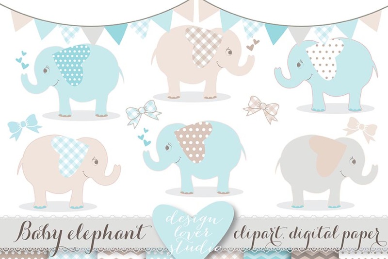 vector-baby-blue-elephant-baby-digital-paper-baby-blue-elephant-heart-baby-blue-paper-baby-elephants-pink-elephants