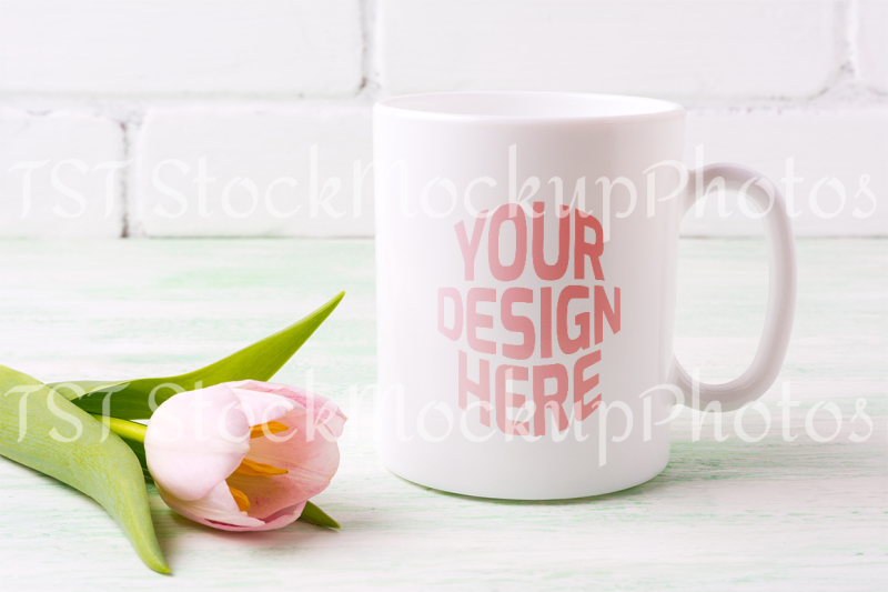 white-coffee-mug-mockup-with-pink-tulip