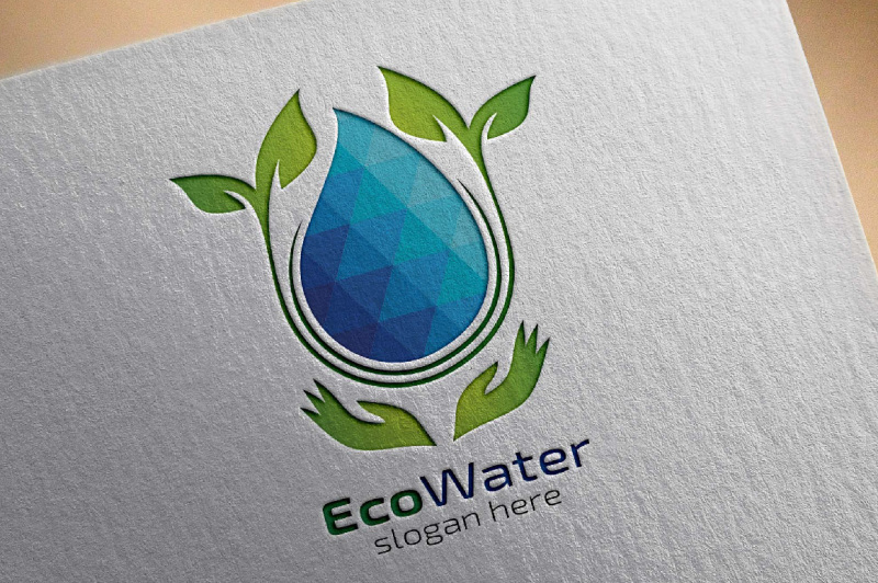 eco-blue-water-drop-logo