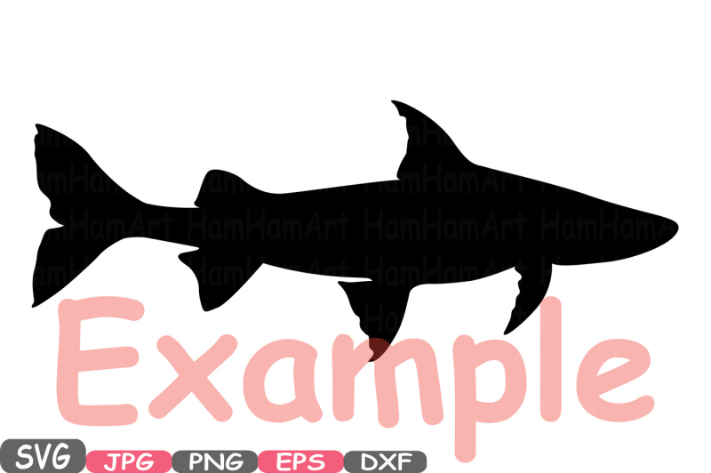 Download Fish Monogram SVG Silhouette Cutting Files Fishing SVG ...