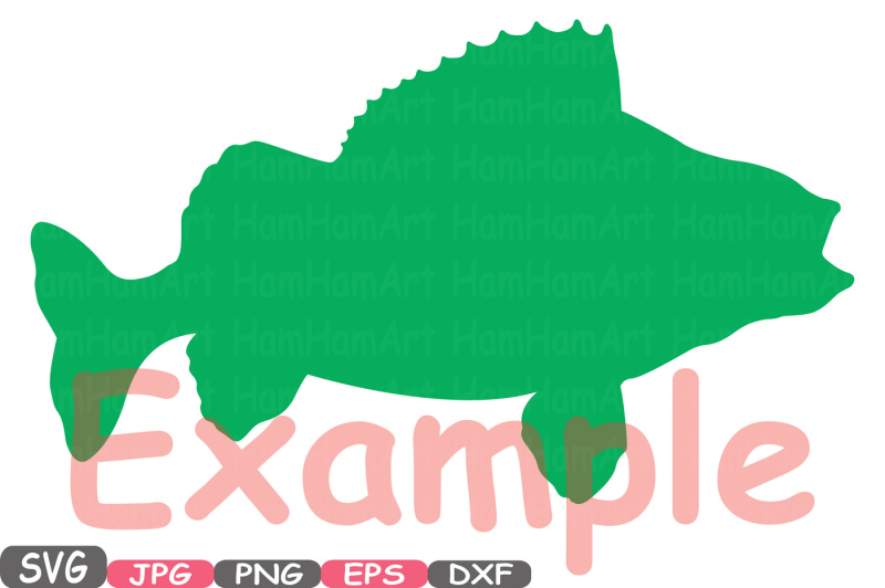 Download Fish Monogram SVG Silhouette Cutting Files Fishing SVG ...