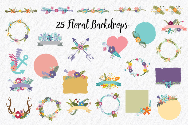 floral-wreaths-and-banners-clip-art-25-flower-elements