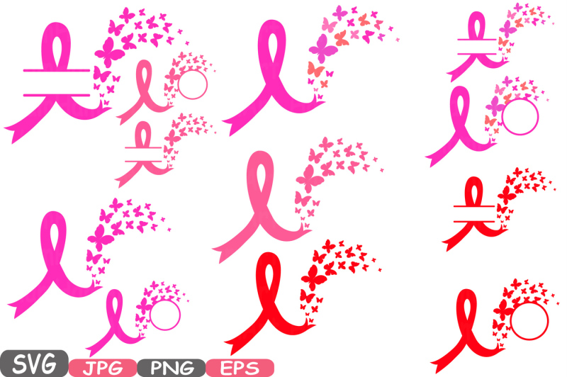 breast-cancer-butterfly-svg-cricut-silhouette-swirl-props-cutting-files-awareness-circle-split-survivor-clipart-digital-vinyl-517s