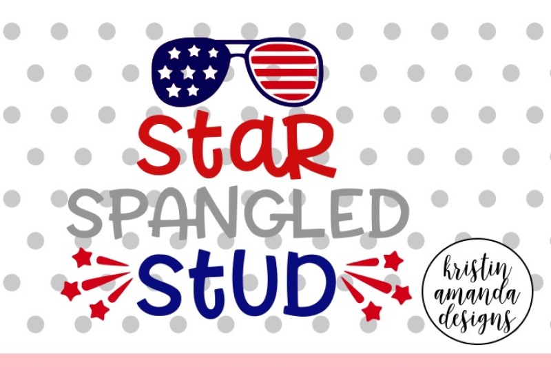 American Stud Muffin 4th of July SVG DXF Cut file