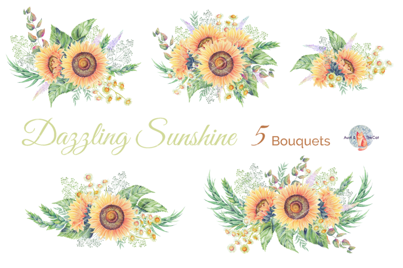 dazzling-sunshine-watercolor-clipart