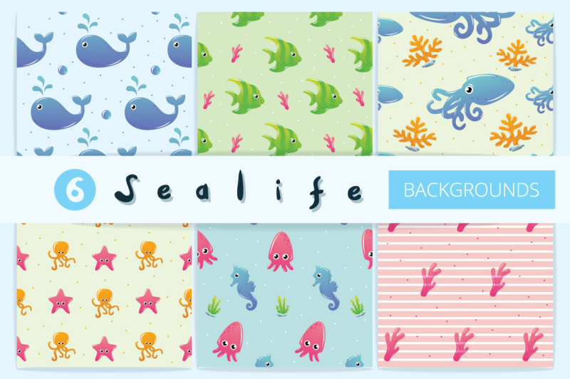 sea-animals-graphic-collection