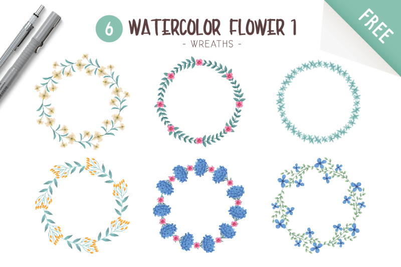 watercolor-flower-vol-1