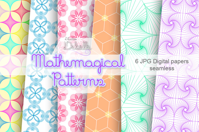 mathemagical-digital-papers-seamless-patterns