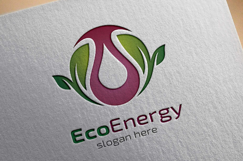 eco-water-eco-energy-logo-template