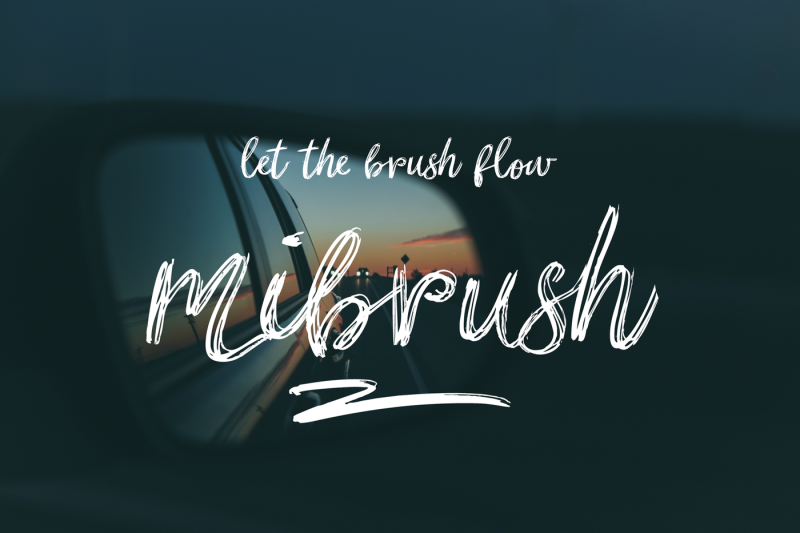 mibrush-brush-font