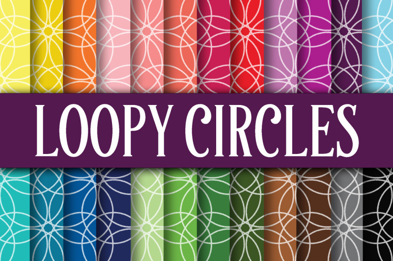 loopy-circles-digital-paper