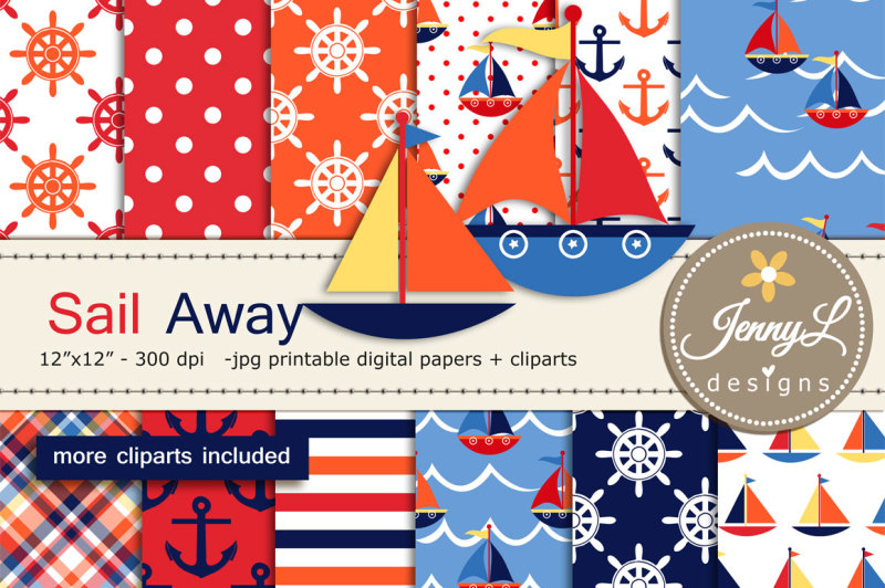 nautical-sail-away-digital-papers-and-boat-clipart