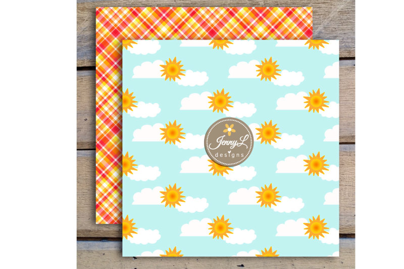 sun-digital-papers-and-clipart