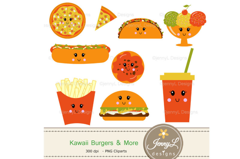 kawaii-burgers-digital-papers-and-clipart
