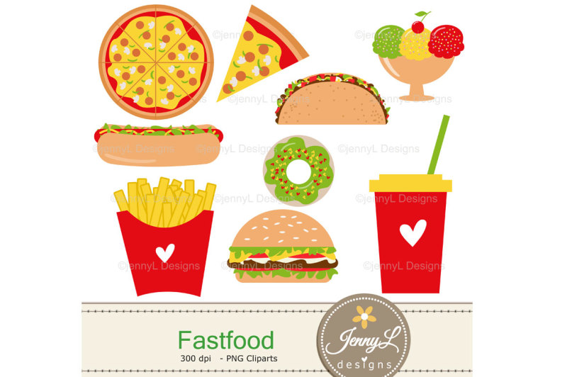 fastfood-burger-digital-papers-and-clipart