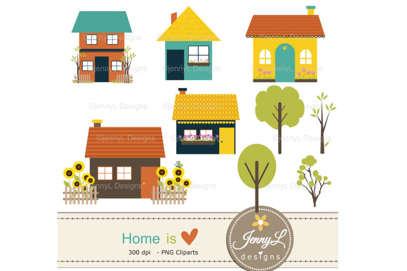house-digital-papers-and-clipart