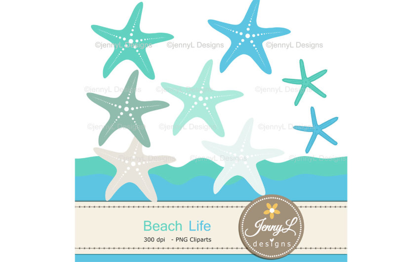 beach-starfish-digital-papers-and-clipart