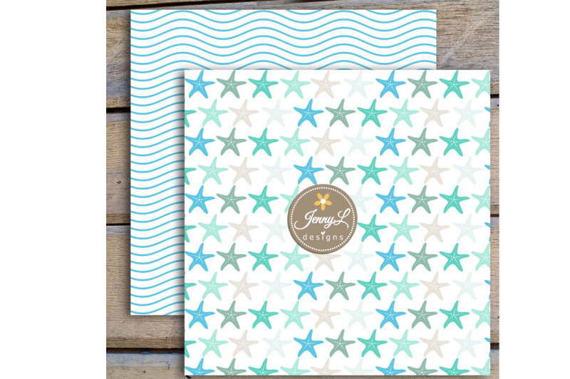beach-starfish-digital-papers-and-clipart