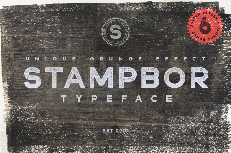 stampbor-typeface