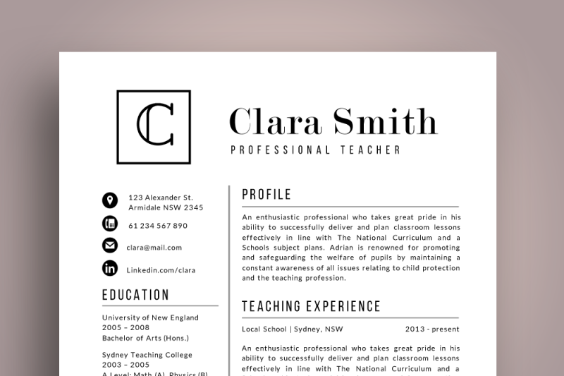 initial-modern-teacher-resume-template-pack-for-ms-powerpoint