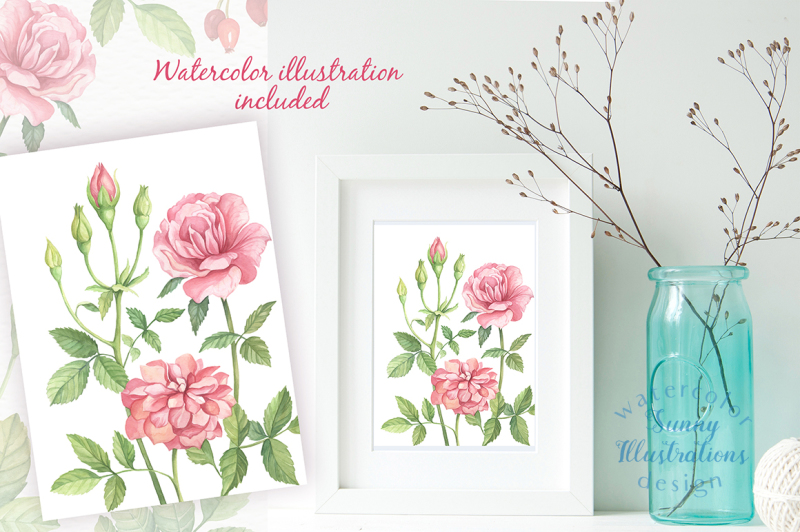 wild-roses-watercolor-set