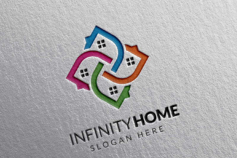 real-estate-logo-infinity-home-logo